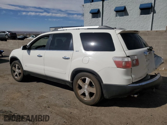 2010 GMC Acadia SLT1 with VIN 1GKLVMED6AJ173930, listed as a Copart auction lot 49916685 with 190,289 mi miles and Salvage Title. Bid and sale history available at carsss.com. Image 2.