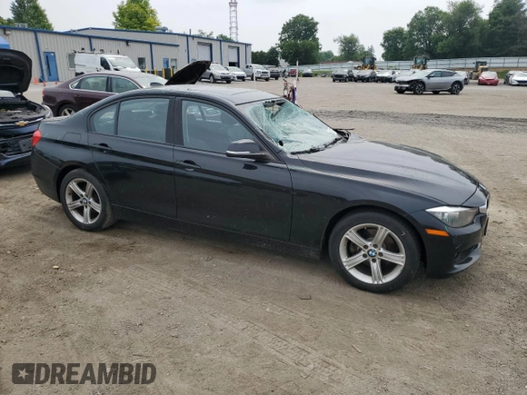 2013 BMW 3 Series 328i xDrive with VIN WBA3B5C51DF593749, listed as a Copart auction lot 60073825 with 96,017 mi miles and Salvage title. Bid and sale history available at DreamBid. Image 4.