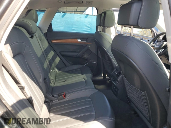 2021 Audi Q5 Premium with VIN WA1G2AFY0M2043639, listed as a Copart auction lot 60105855 with 63,458 mi miles and Salvage title. Bid and sale history available at DreamBid. Image 11.