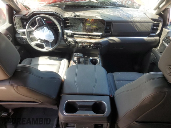 2024 Chevrolet Silverado 1500 with VIN 3GCUDFED9RG265612, listed as a Copart auction lot 52139965 with Not Provided miles and Non Repairable. Bid and sale history available at DreamBid. Image 8.