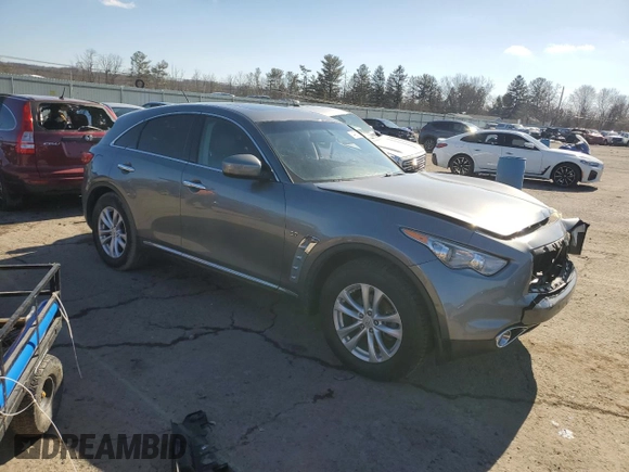 2016 Infiniti QX70 z VIN JN8CS1MW2GM751247, wystawiony jako Copart lot #44901785 z przebiegiem 83 920 mil mil oraz Szkoda całkowita • Salvage title. Historia ofert i sprzedaży dostępna na DreamBid. Obrazek 4.