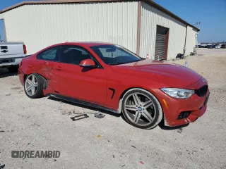2015 BMW 4 Series 435i with VIN WBA3R1C53FK193111, listed as a Copart auction lot 43290685 with 114,213 mi miles and Salvage Title. Bid and sale history available at DreamBid. Image 4.
