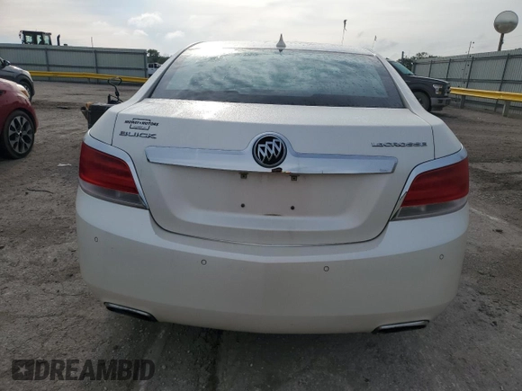 2012 Buick LaCrosse Premium 1 с VIN 1G4GD5E38CF174866, выставлен на аукционе Copart как лот 58372735 с пробегом 113 004 миль миль и Списание • Salvage title. История ставок и продаж доступна на DreamBid. Изображение 6.