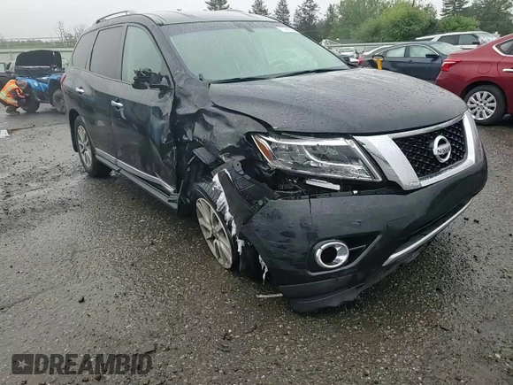 2015 Nissan Pathfinder SL with VIN 5N1AR2MM0FC632664, listed as a Copart auction lot 57969765 with 72,975 mi miles and Salvage title. Bid and sale history available at DreamBid. Image 15.