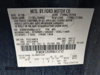 2009 Ford Flex SEL z VIN 2FMDK52C09BA15752, wystawiony jako IAAI lot #42218445 z przebiegiem 118 604 mil mil oraz . Historia ofert i sprzedaży dostępna na DreamBid. Obrazek 9.