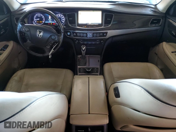 2015 Hyundai Equus Signature z VIN KMHGH4JH2FU095564, wystawiony jako Copart lot #46531005 z przebiegiem 122 709 mil mil oraz Czysty tytuł • Clean title. Historia ofert i sprzedaży dostępna na DreamBid. Obrazek 8.