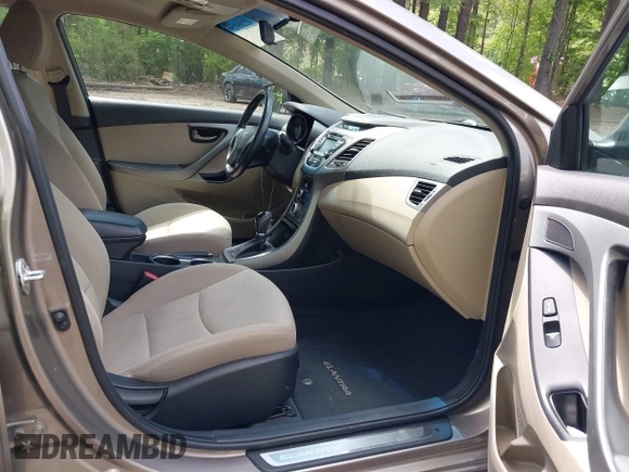 2016 Hyundai Elantra SE with VIN 5NPDH4AE8GH729940, listed as a IAAI auction lot 42205329 with 54,495 mi miles and . Bid and sale history available at DreamBid. Image 5.