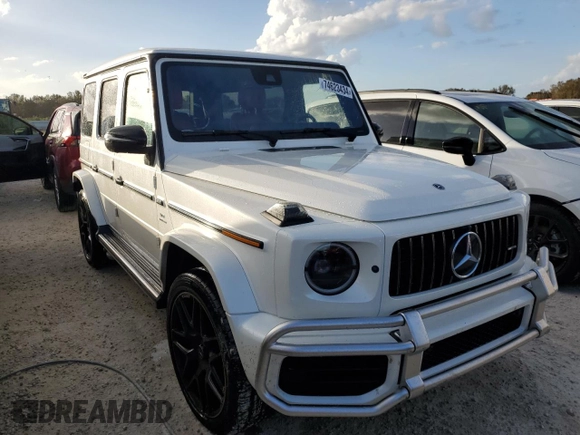 2021 Mercedes-Benz G 63 AMG with VIN W1NYC7HJ0MX371374, listed as a Copart auction lot 74623434 with 37,901 mi miles and Salvage Title. Bid and sale history available at DreamBid. Image 4.