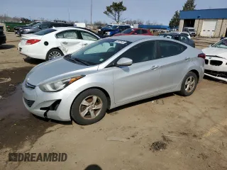 2015 Hyundai Elantra SE with VIN 5NPDH4AE1FH556034, listed as a Copart auction lot 48822645 with 205,667 mi miles and Clean Title. Bid and sale history available at carsss.com. Image 1.