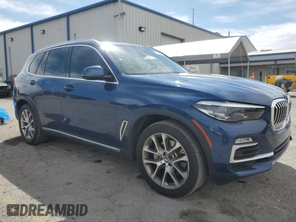 2020 BMW X5 sDrive40i with VIN 5UXCR4C0XLLW64815, listed as a Copart auction lot 50429185 with 39,544 mi miles and Salvage Title. Bid and sale history available at DreamBid. Image 4.