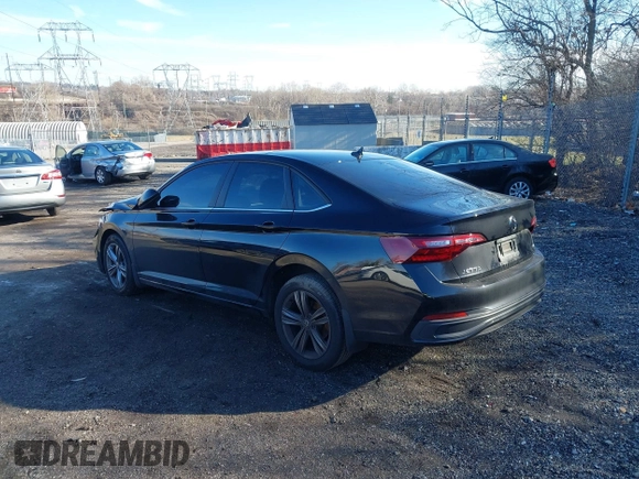 2022 Volkswagen Jetta SE with VIN 3VW7M7BU2NM010929, listed as a IAAI auction lot 41196295 with 4,258 mi miles and . Bid and sale history available at DreamBid. Image 3.