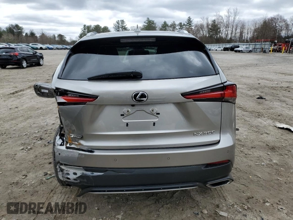 2020 Lexus NX with VIN JTJSARDZ3L2222248, listed as a Copart auction lot 48375725 with 84,530 mi miles and Salvage Title. Bid and sale history available at carsss.com. Image 6.