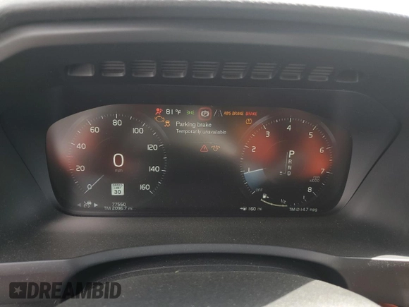 2019 Volvo XC90 Momentum with VIN YV4A22PK5K1441019, listed as a Copart auction lot 47583915 with 77,550 mi miles and Salvage Title. Bid and sale history available at carsss.com. Image 9.