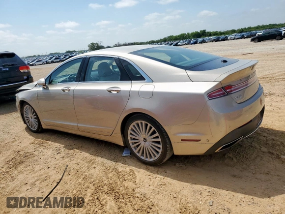 2017 Lincoln MKZ Hybrid Reserve with VIN 3LN6L5MU9HR632823, listed as a Copart auction lot 58886635 with 39,680 mi miles and Salvage title. Bid and sale history available at DreamBid. Image 2.