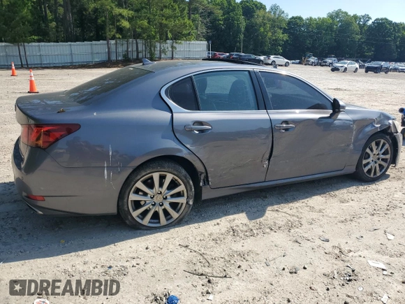 2013 Lexus GS 350 with VIN JTHCE1BLXD5002907, listed as a Copart auction lot 57619665 with 193,119 mi miles and Salvage title. Bid and sale history available at DreamBid. Image 3.