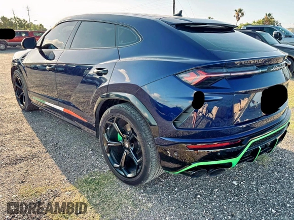 2019 Lamborghini Urus с VIN ZPBUA1ZL7KLA02968, выставлен на аукционе Copart как лот 60992945 с пробегом 9 750 миль миль и Списание • Salvage title. История ставок и продаж доступна на DreamBid. Изображение 3.