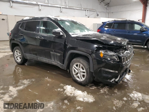 2019 Jeep Compass Sport с VIN 3C4NJDAB2KT598592, выставлен на аукционе Copart как лот 43774385 с пробегом 85 841 миль миль и Списание • Salvage title. История ставок и продаж доступна на DreamBid. Изображение 4.