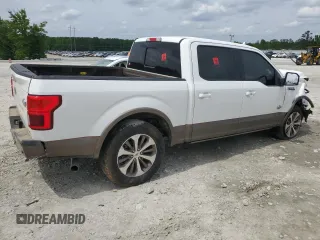 2019 Ford F-150 XL with VIN 1FTEW1C41KFB19166, listed as a Copart auction lot 53800144 with 97,876 mi miles and Salvage Title. Bid and sale history available at DreamBid. Image 3.
