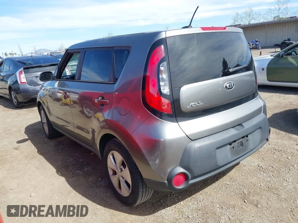 2016 Kia Soul with VIN KNDJN2A28G7264814, listed as a IAAI auction lot 41692394 with 105,867 mi miles. Bid and sale history available at carsss.com. Image 3.