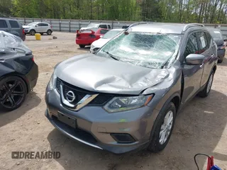 2016 Nissan Rogue SV with VIN KNMAT2MV9GP693049, listed as a IAAI auction lot 42053309 with 75,379 mi miles. Bid and sale history available at carsss.com. Image 6.