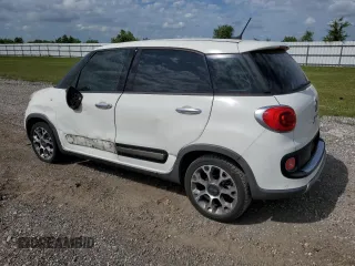 2014 FIAT 500L Trekking with VIN ZFBCFADH4EZ016712, listed as a Copart auction lot 71283484 with 127,058 mi miles and Salvage title. Bid and sale history available at DreamBid. Image 2.