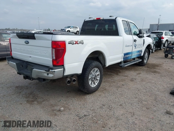 2021 Ford F-250 XL with VIN 1FT7X2BT9MEE07062, listed as a IAAI auction lot 41524525 with 86,924 mi miles and . Bid and sale history available at DreamBid. Image 4.