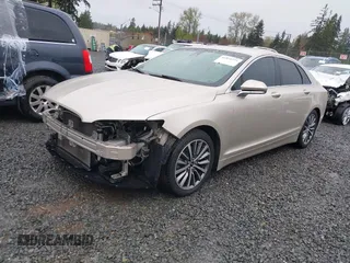 2017 Lincoln MKZ Select with VIN 3LN6L5C9XHR657825, listed as a IAAI auction lot 41950371 with 47,637 mi miles. Bid and sale history available at carsss.com. Image 2.