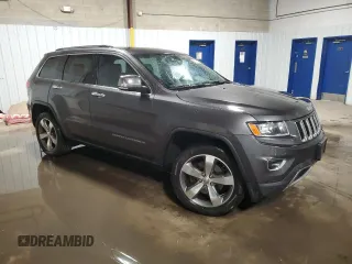 2014 Jeep Grand Cherokee Limited with VIN 1C4RJFBT8EC384064, listed as a Copart auction lot 44173625 with 198,428 mi miles and Salvage title. Bid and sale history available at DreamBid. Image 4.