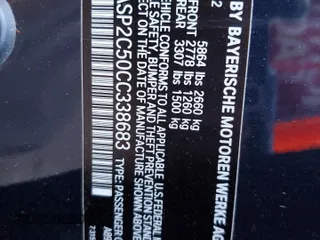 2012 BMW 5 Series GT 535i xDrive with VIN WBASP2C50CC338683, listed as a Copart auction lot 75481424 with 53,785 mi miles and Salvage Title. Bid and sale history available at carsss.com. Image 12.
