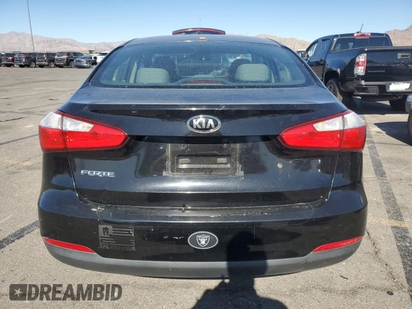 2015 Kia Forte LX with VIN KNAFK4A61F5426741, listed as a Copart auction lot 44548525 with 154,265 mi miles and Salvage Title. Bid and sale history available at carsss.com. Image 6.