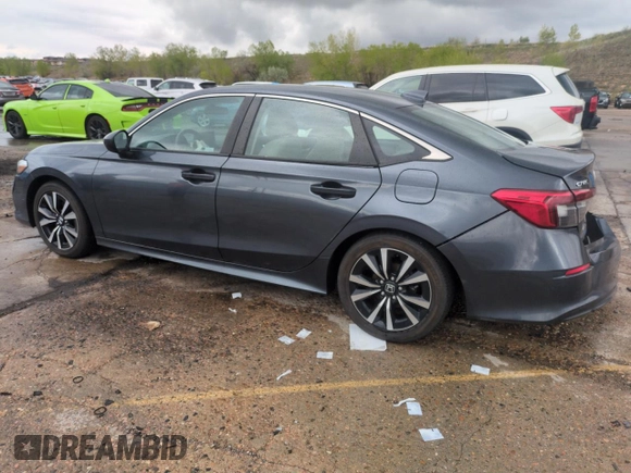 2023 Honda Civic EX z VIN 2HGFE1F73PH309295, wystawiony jako Copart lot #55631255 z przebiegiem 23 567 mil mil oraz Szkoda całkowita • Salvage title. Historia ofert i sprzedaży dostępna na DreamBid. Obrazek 2.