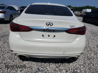2018 Infiniti Q50 Luxe with VIN JN1EV7AP1JM351170, listed as a Copart auction lot 60412915 with 100,290 mi miles and Salvage title. Bid and sale history available at DreamBid. Image 6.