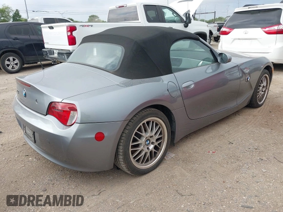 2006 BMW Z4 3.0i with VIN 4USBU33516LW59003, listed as a IAAI auction lot 42578979 with 82,386 mi miles and . Bid and sale history available at DreamBid. Image 4.