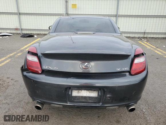 2008 Lexus SC 430 с VIN JTHFN45Y889018933, выставлен на аукционе Copart как лот 73762244 с пробегом 138 996 миль миль и Списание • Salvage title. История ставок и продаж доступна на DreamBid. Изображение 6.