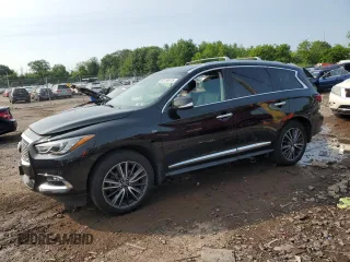 2019 Infiniti QX60 Luxe with VIN 5N1DL0MM9KC511886, listed as a Copart auction lot 60198915 with 67,651 mi miles and Salvage title. Bid and sale history available at DreamBid. Image 1.