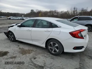2020 Honda Civic Sedan LX with VIN 19XFC2F65LE025965, listed as a Copart auction lot 52846845 with 0 mi miles and Salvage Title. Bid and sale history available at carsss.com. Image 2.