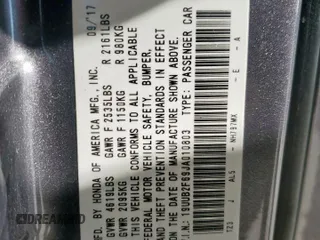 2018 Acura TLX w/A-SPEC Pkg with VIN 19UUB2F69JA010803, listed as a Copart auction lot 54090365 with 96,961 mi miles and Salvage title. Bid and sale history available at DreamBid. Image 12.