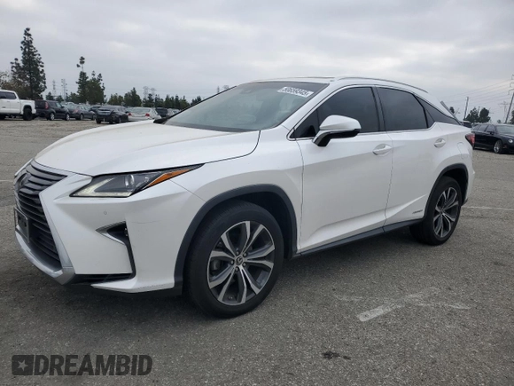 2019 Lexus RX 450h with VIN 2T2BGMCA4KC035015, listed as a Copart auction lot 50659345 with 84,408 mi miles and Salvage Title. Bid and sale history available at DreamBid. Image 1.