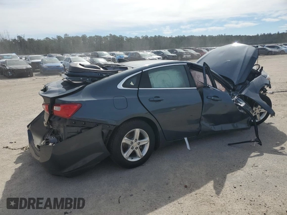 2019 Chevrolet Malibu LS with VIN 1G1ZB5ST6KF205532, listed as a Copart auction lot 45573095 with Not Provided miles and Salvage Title. Bid and sale history available at DreamBid. Image 3.