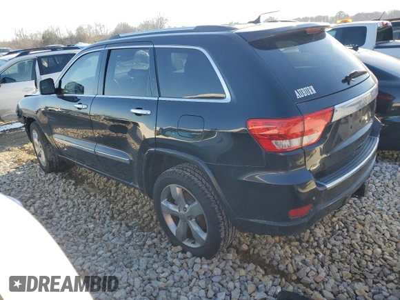 2013 Jeep Grand Cherokee Overland with VIN 1C4RJECG1DC546398, listed as a Copart auction lot 45834595 with 214,975 mi miles and Salvage Title. Bid and sale history available at carsss.com. Image 3.