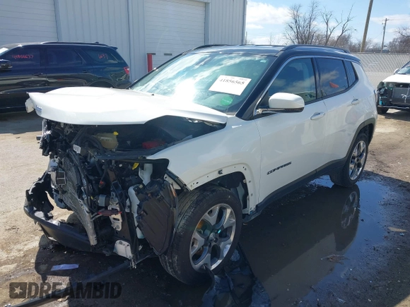 2019 Jeep Compass Limited with VIN 3C4NJDCB0KT827087, listed as a IAAI auction lot 41856565 with 69,081 mi miles and . Bid and sale history available at DreamBid. Image 17.