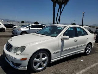 2006 Mercedes-Benz C 230 Sport z VIN WDBRF52H86A868643, wystawiony jako Copart lot #57884775 z przebiegiem 75 011 mil mil oraz Czysty tytuł • Clean title. Historia ofert i sprzedaży dostępna na DreamBid. Obrazek 1.