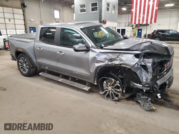 2023 GMC Canyon 4WD Denali with VIN 1GTP6FEK6P1232066, listed as a Copart auction lot 85235884 with 20,165 mi miles and Salvage Title. Bid and sale history available at carsss.com. Image 4.