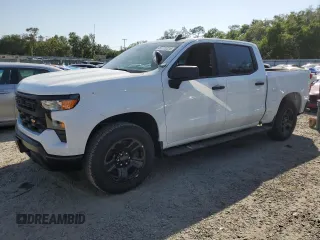 2024 Chevrolet Silverado 1500 with VIN 3GCUD4ED8RG351840, listed as a Copart auction lot 52728215 with Not Provided miles and Salvage Title. Bid and sale history available at DreamBid. Image 1.