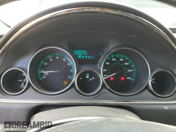 2014 Buick Enclave Premium with VIN 5GAKVCKD0EJ232144, listed as a Copart auction lot 46697835 with 126,069 mi miles and Salvage Title. Bid and sale history available at DreamBid. Image 9.