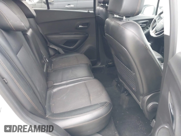 2017 Chevrolet Trax LT with VIN KL7CJLSB9HB217313, listed as a IAAI auction lot 41309364 with 90,460 mi miles. Bid and sale history available at carsss.com. Image 8.