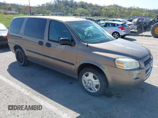 2006 Chevrolet Uplander LS Fleet with VIN 1GNDV23L86D154467, listed as a IAAI auction lot 41949976 with 123,758 mi miles. Bid and sale history available at carsss.com. Image 1.