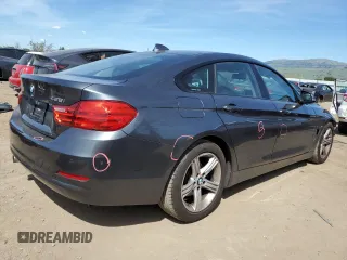 2015 BMW 4 Series 428i with VIN WBA4A5C58FG051486, listed as a Copart auction lot 50435795 with 91,286 mi miles and Salvage Title. Bid and sale history available at DreamBid. Image 3.