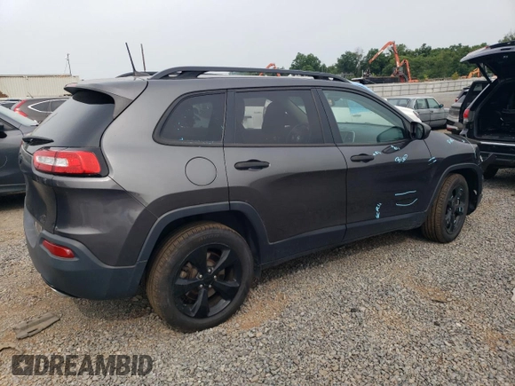 2017 Jeep Cherokee Sport with VIN 1C4PJLAS2HW652382, listed as a Copart auction lot 63910224 with 80,855 mi miles and Salvage title. Bid and sale history available at DreamBid. Image 3.
