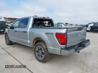 2024 Ford F-150 STX with VIN 1FTFW2L50RKE89481, listed as a IAAI auction lot 41570986 with 2,955 mi miles and . Bid and sale history available at carsss.com. Image 3.
